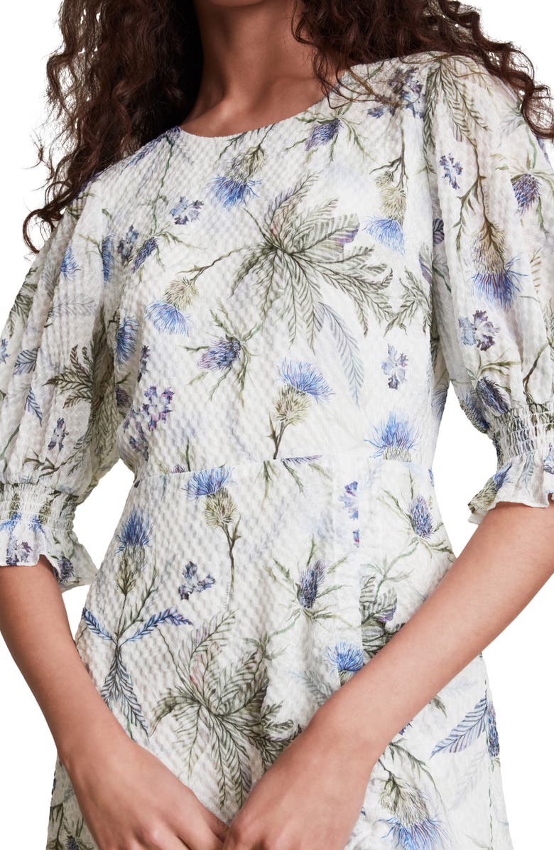 AllSaints Yana Harris Puff Sleeve Dress