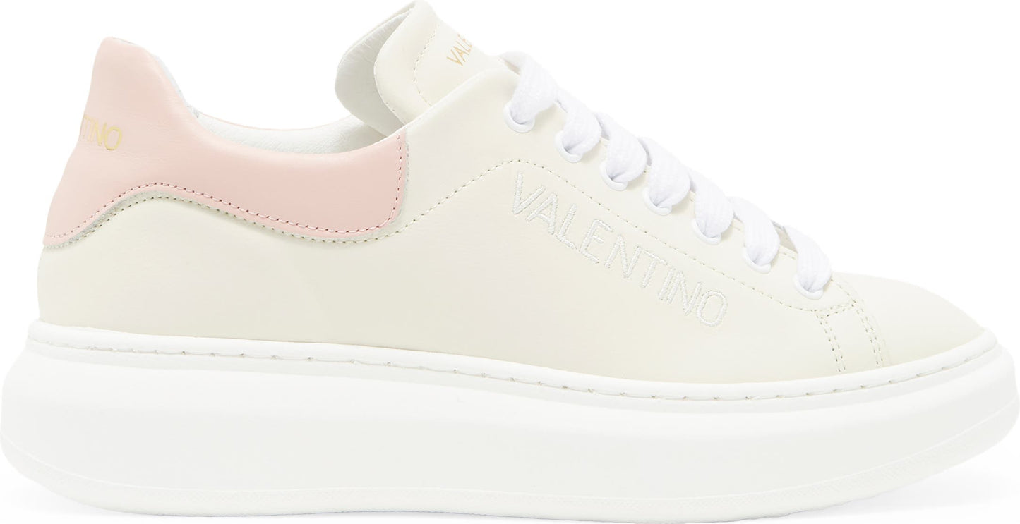 VALENTINO BY MARIO VALENTINO Fresia Leather Fashion Sneaker, Alternate, color, WHITE/ BLUSH