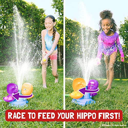 Hasbro Hungry Hungry Hippos Splash – Lawn Water Toys Sprinkler Game for Kids