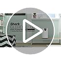 Shark HP132 Clean Sense Air Purifier with Odor Neutralizer Technology, HEPA Filter, 500 sq. ft., Small Room, Bedroom, Office, Captures 99.98% of Particles, Dust, Smoke & Allergens, Portable, White