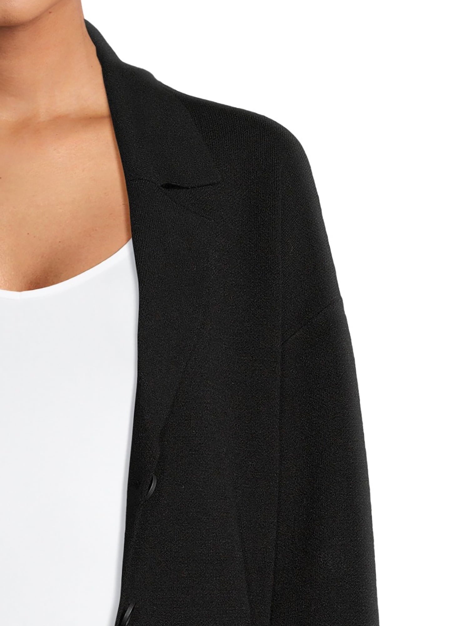 Time and Tru Women's Midweight Sweater Blazer - image 8 of 9