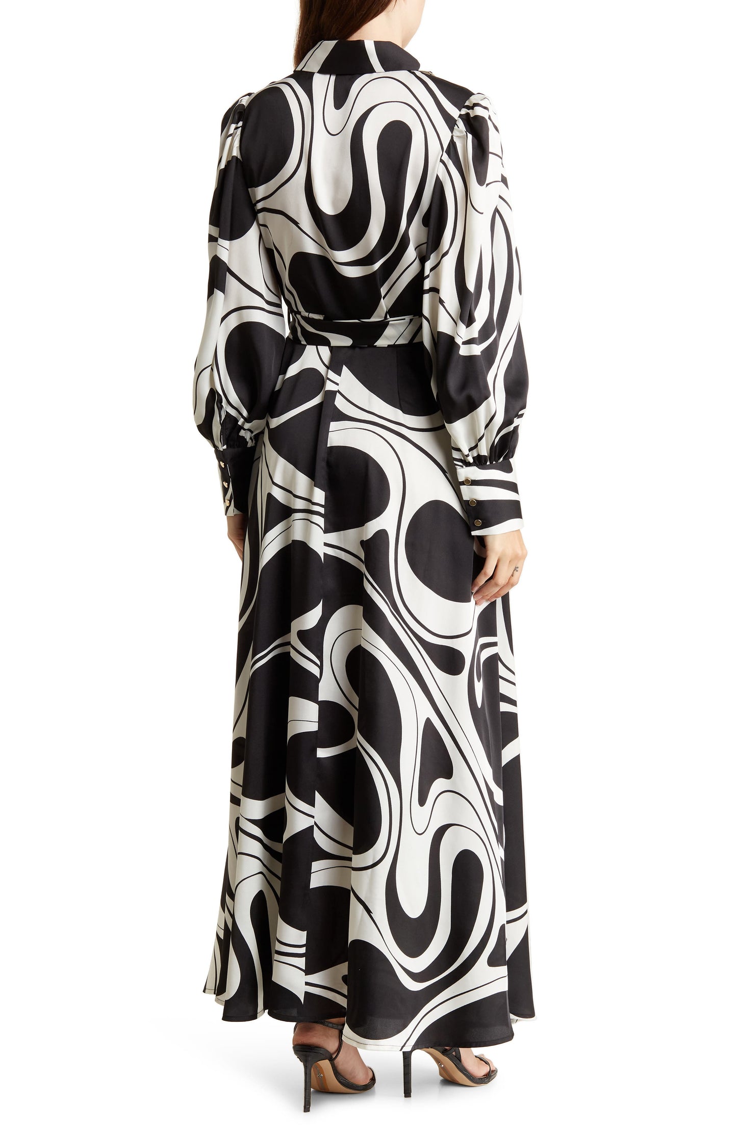 Love By Design Rebel Twill Maxi Dress, Alternate, color, SWIRL GIRL