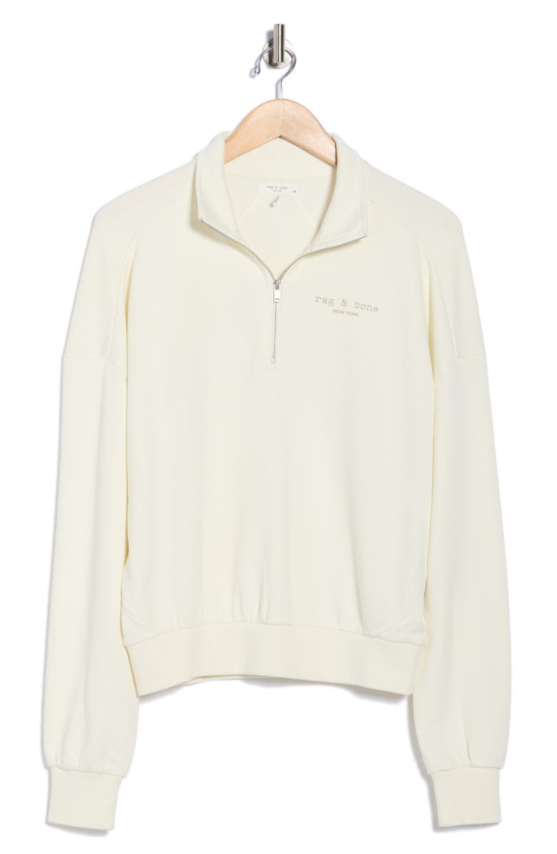 rag & bone Terry Half Zip Pullover