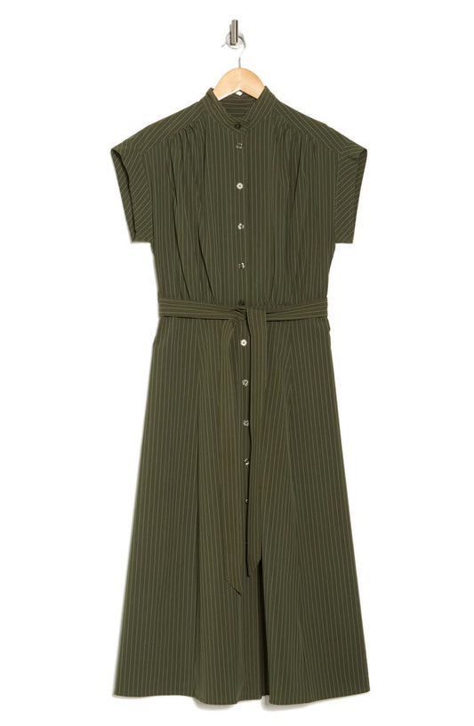 Calvin Klein Comm Stripe Midi Shirtdress