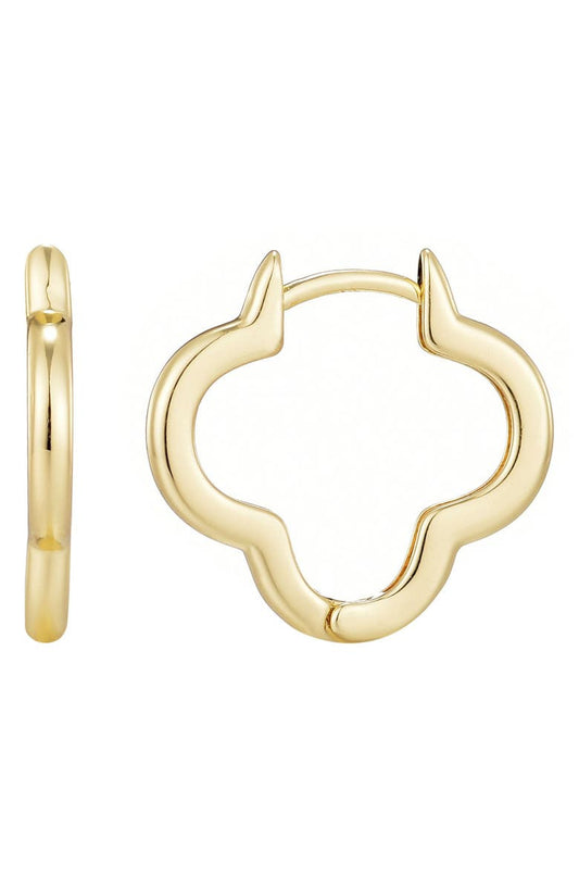 Adornia Clover Hoop Earrings