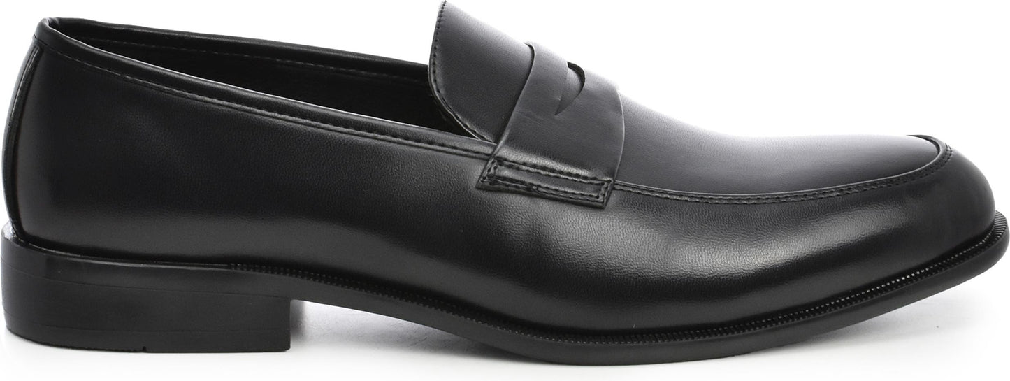 Tahari Oaklee Penny Loafer, Alternate, color, BLACK