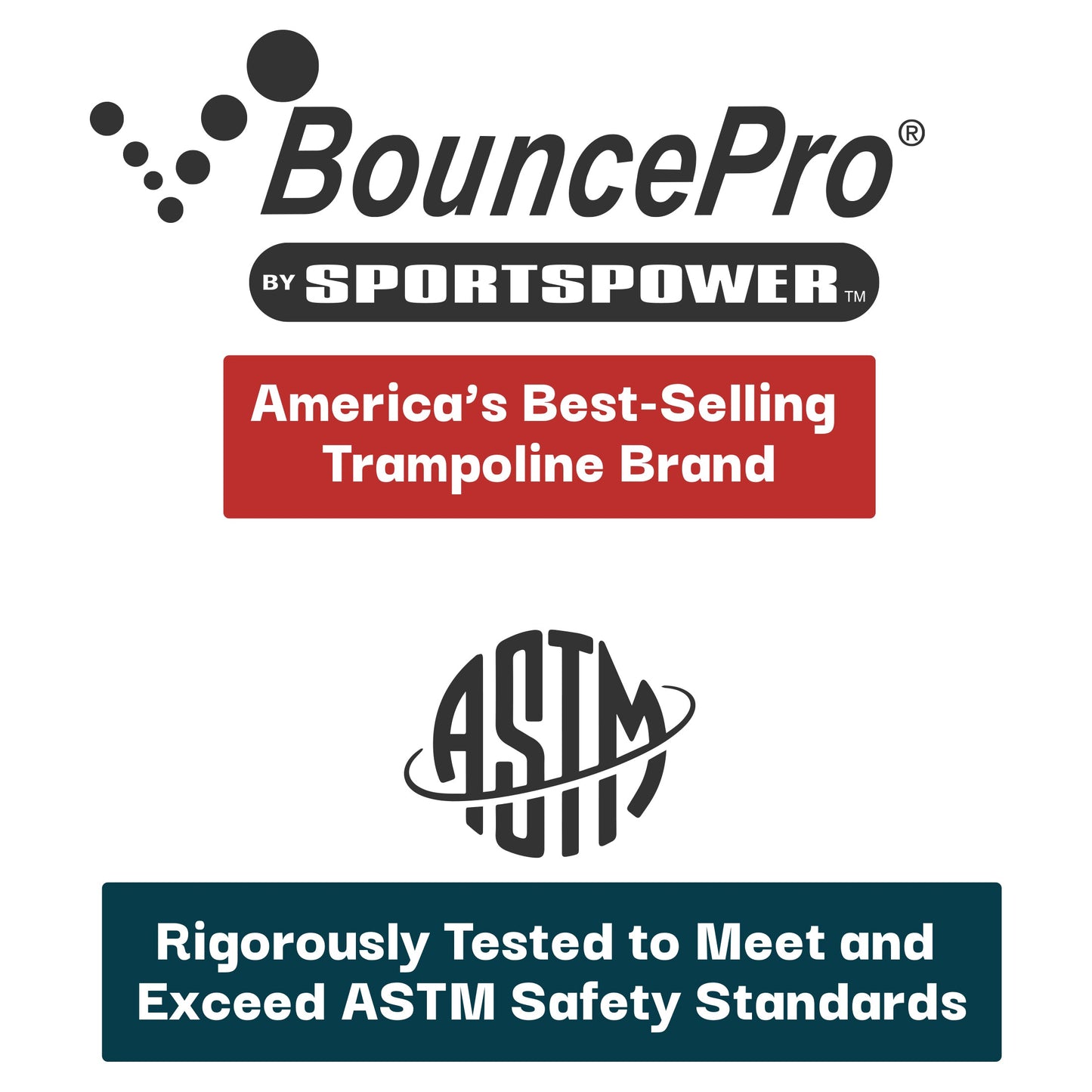 Walmart Sportspower Bounce Pro 6x8’ Rectangular Trampoline for Kids 6+ with Safety-Enclosure in Gray and Orange