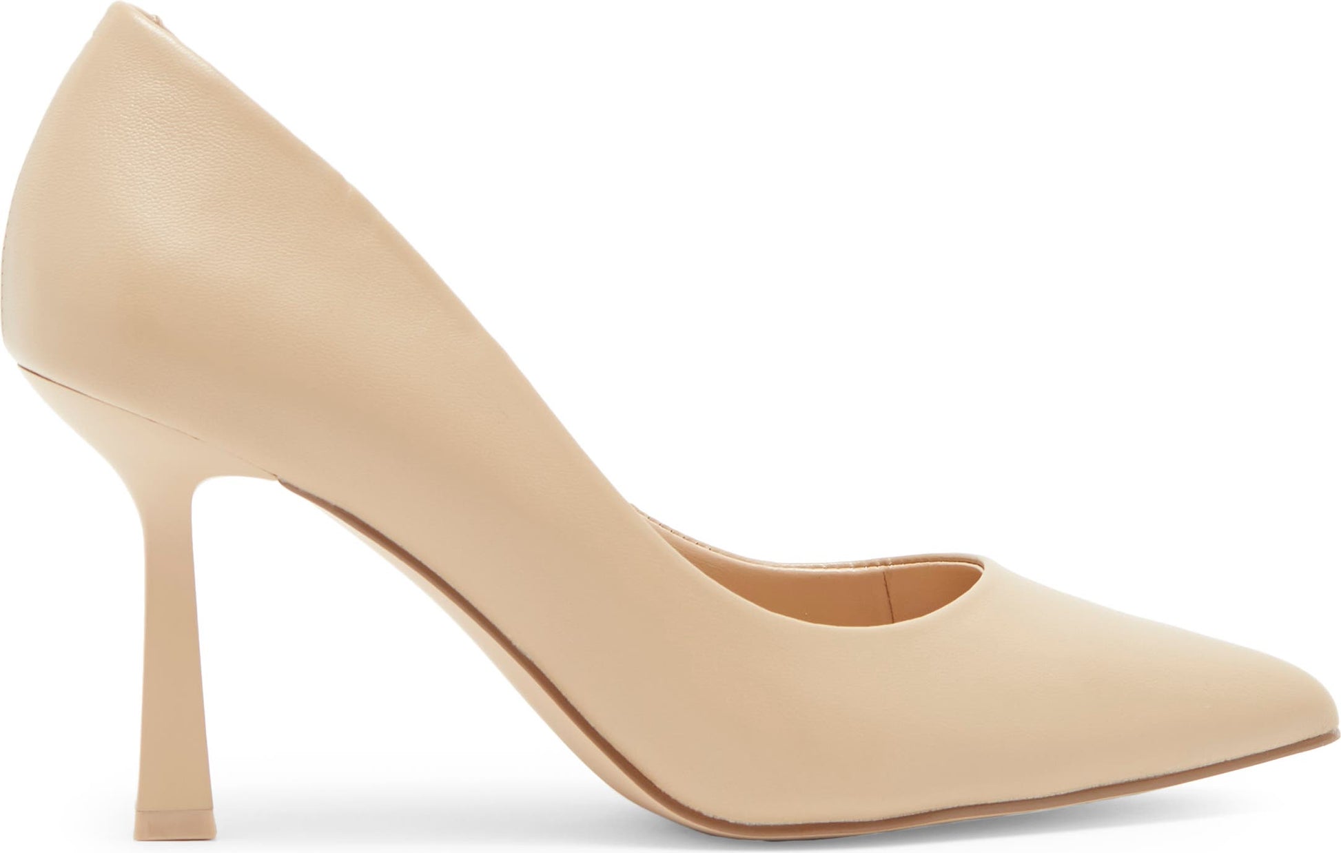 STEVE MADDEN Salza Metallic Pump, Alternate, color, NUDE