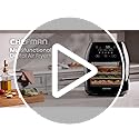 CHEFMAN Multifunctional Digital Air Fryer+ Rotisserie, Dehydrator, Convection Oven, 17 Touch Screen Presets Fry, Roast, Dehydrate, Bake, XL 10L Family Size, Auto Shutoff, Large Easy-View Window, Black