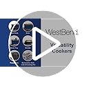 West Bend 87906B Slow Cooker, Large-Capacity Non-Stick Crockpot with Variable Temperature Control, Travel Lid and Thermal Carrying Case, 6 Qt, Blue