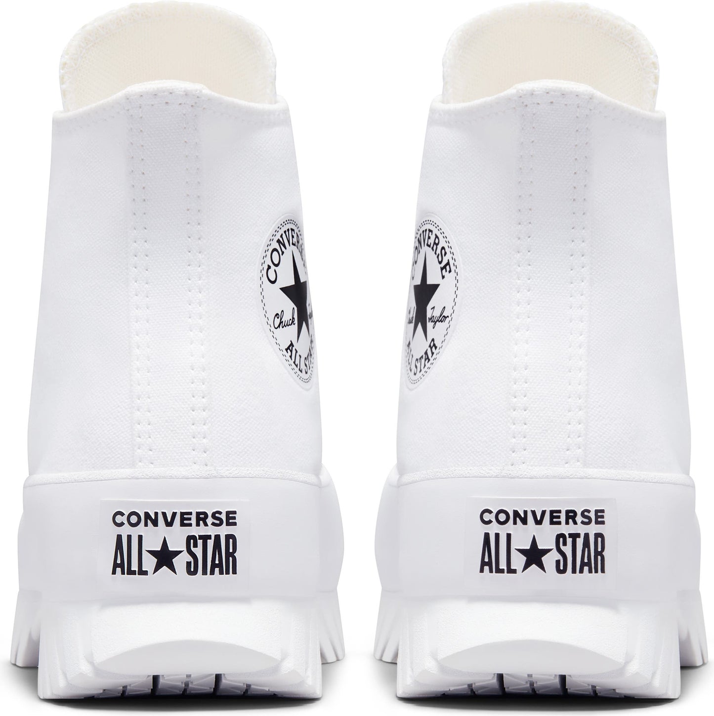 CONVERSE Chuck Taylor<sup>®</sup> All Star<sup>®</sup> Lugged High Top Sneaker, Alternate, color, WHITE/ EGRET/ BLACK