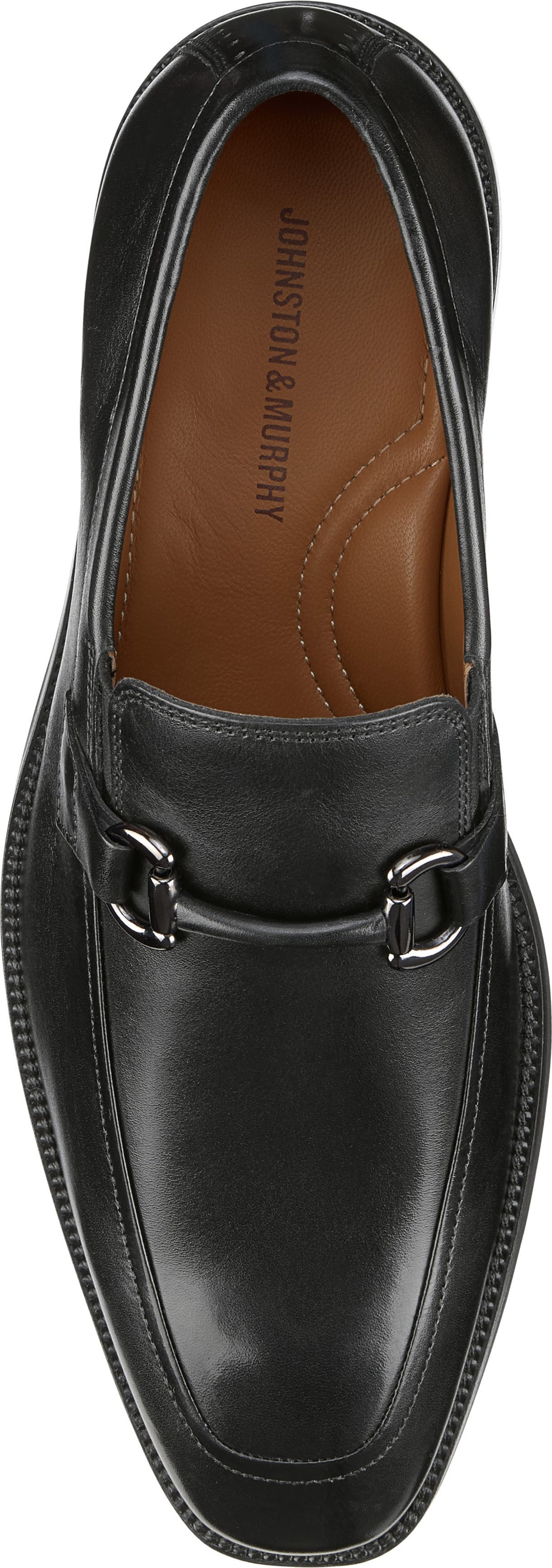 JOHNSTON & MURPHY Everett Bit Loafer, Alternate, color, BLACK