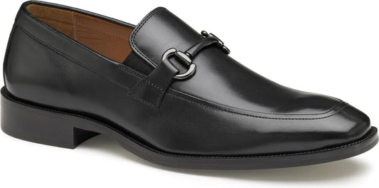 JOHNSTON & MURPHY Everett Bit Loafer, Main, color, BLACK