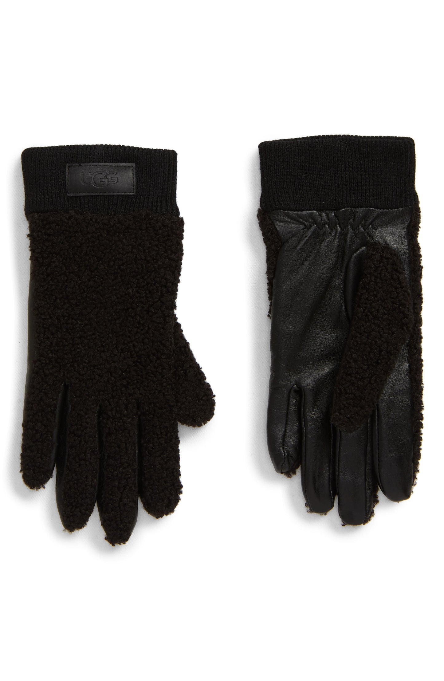 UGG<sup>®</sup> Touchscreen Compatible Gloves, Main, color, BLACK