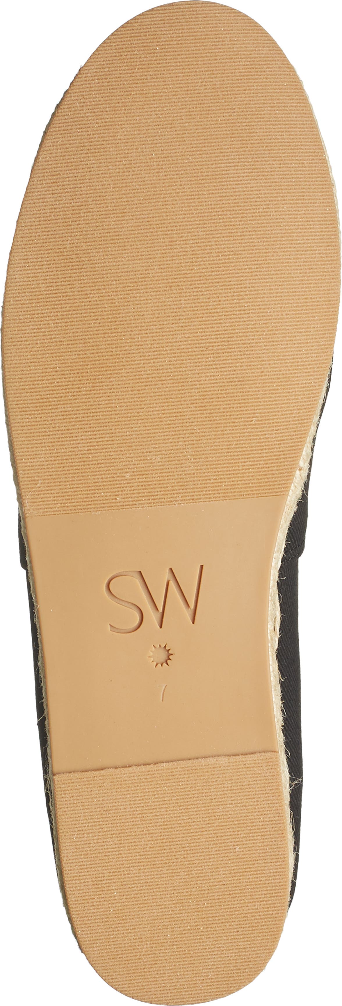 STUART WEITZMAN Nykonose Espadrille Flat, Alternate, color, BLACK