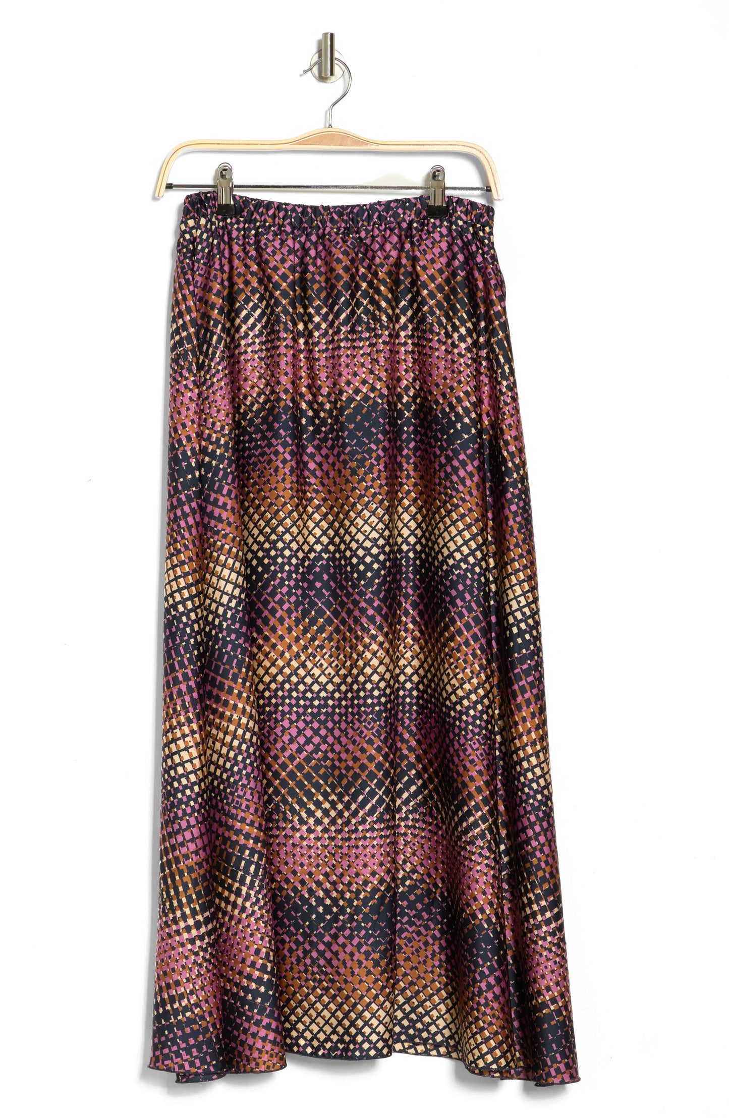 DR2 by Daniel Rainn Geometric Skirt, Alternate, color, INDIGO