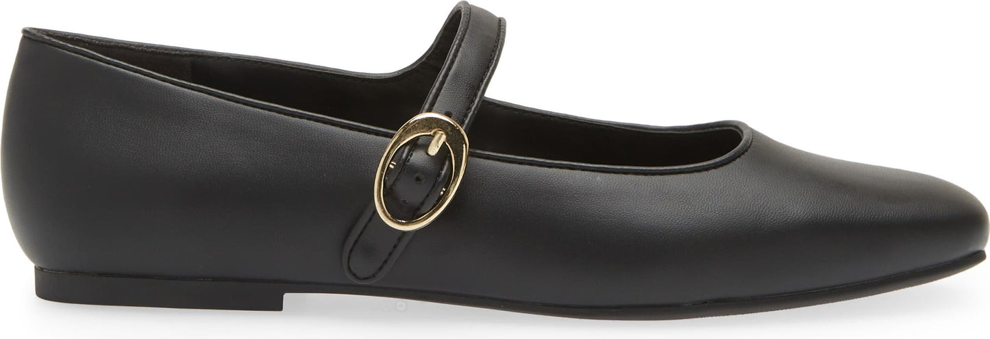 NORDSTROM RACK Acinda Mary Jane Flat, Alternate, color, Black