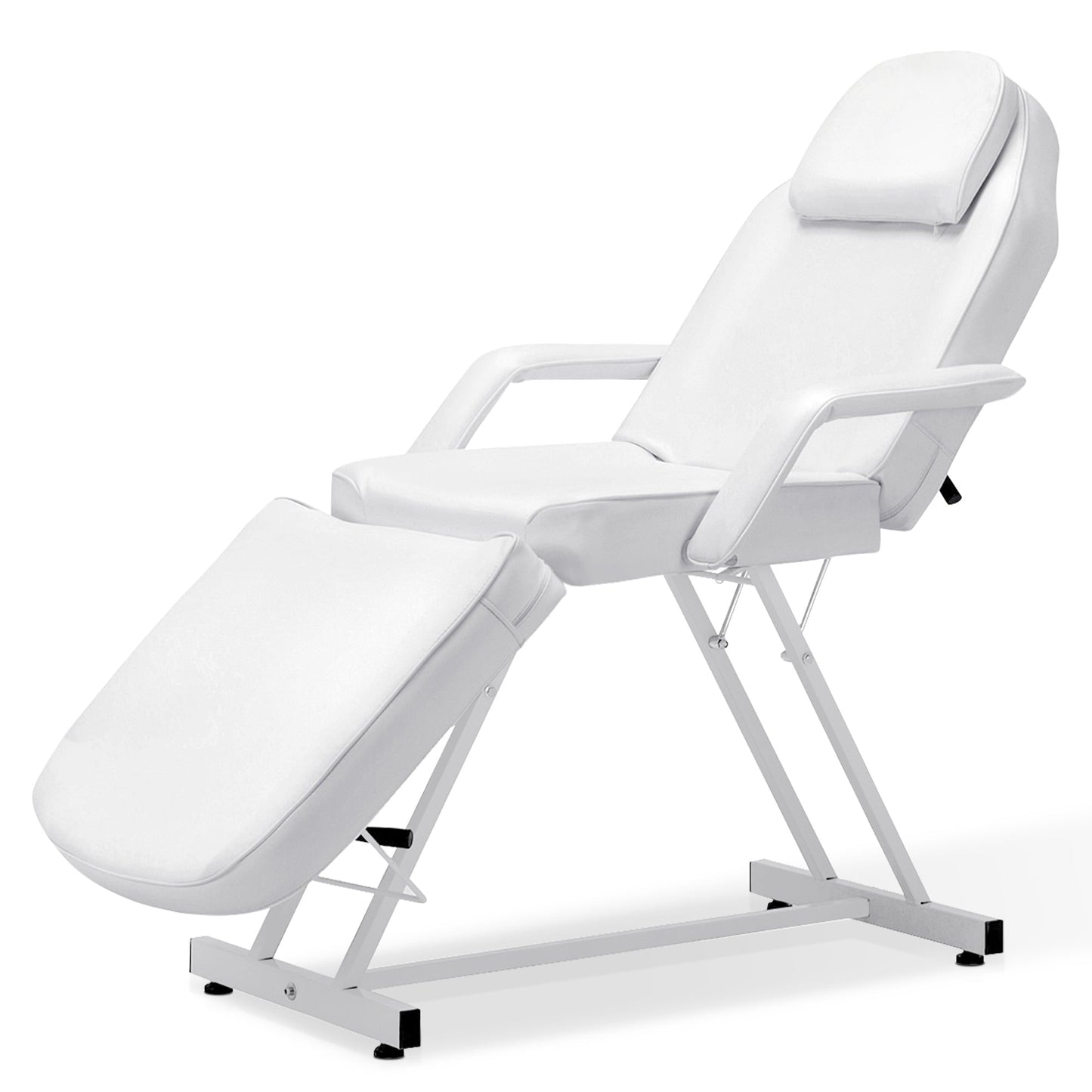 Walmart BarberPub Adjustable Massage Esthetician Table with Towel Hanger, Removable Headrest, Professional Tattoo Chair Facial Lash Bed, Multi-Purpose Spa Beauty Spa Salon Equipment, White