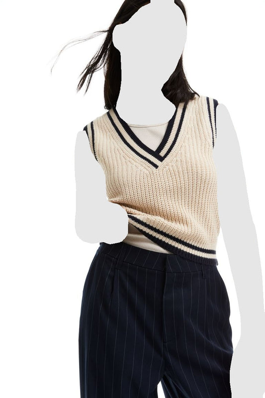 Rib-knit Sweater Vest