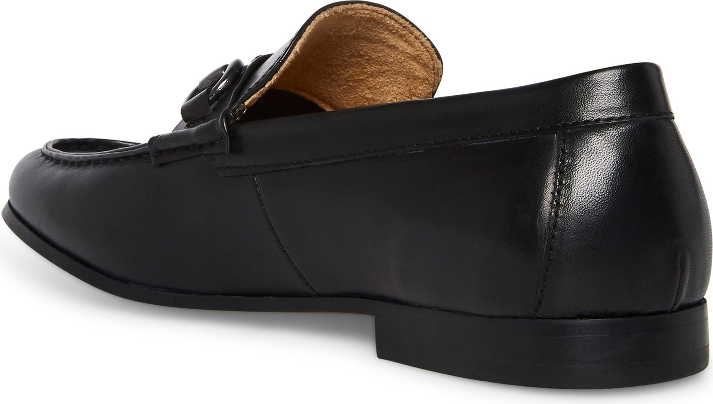 STEVE MADDEN Horsebit Loafer, Alternate, color, BLACK LEATHER