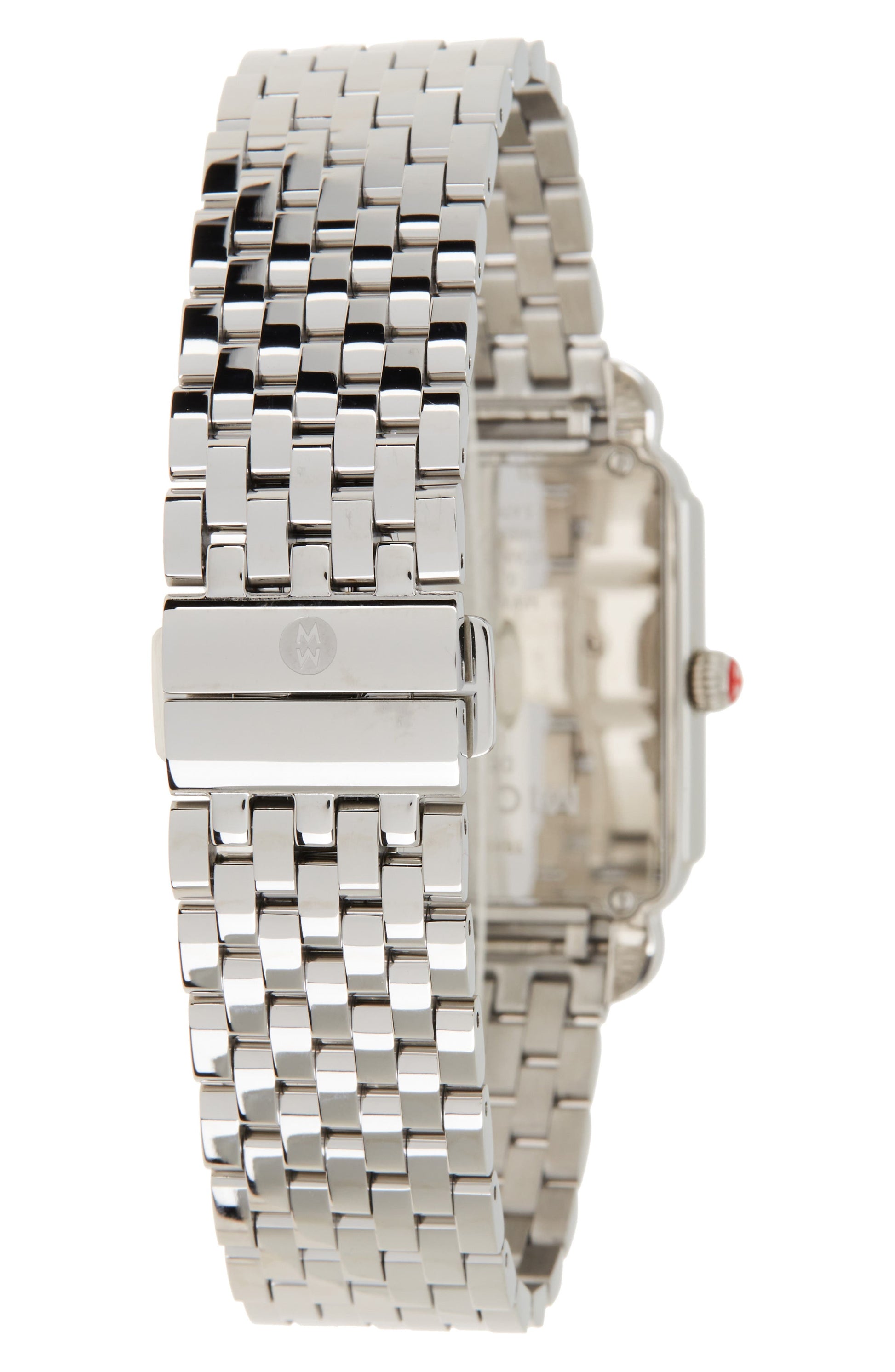 MICHELE Women's Deco II Diamond Bracelet Watch, 20mm x 43mm - 0.11 ctw, Alternate, color, NO COLOR