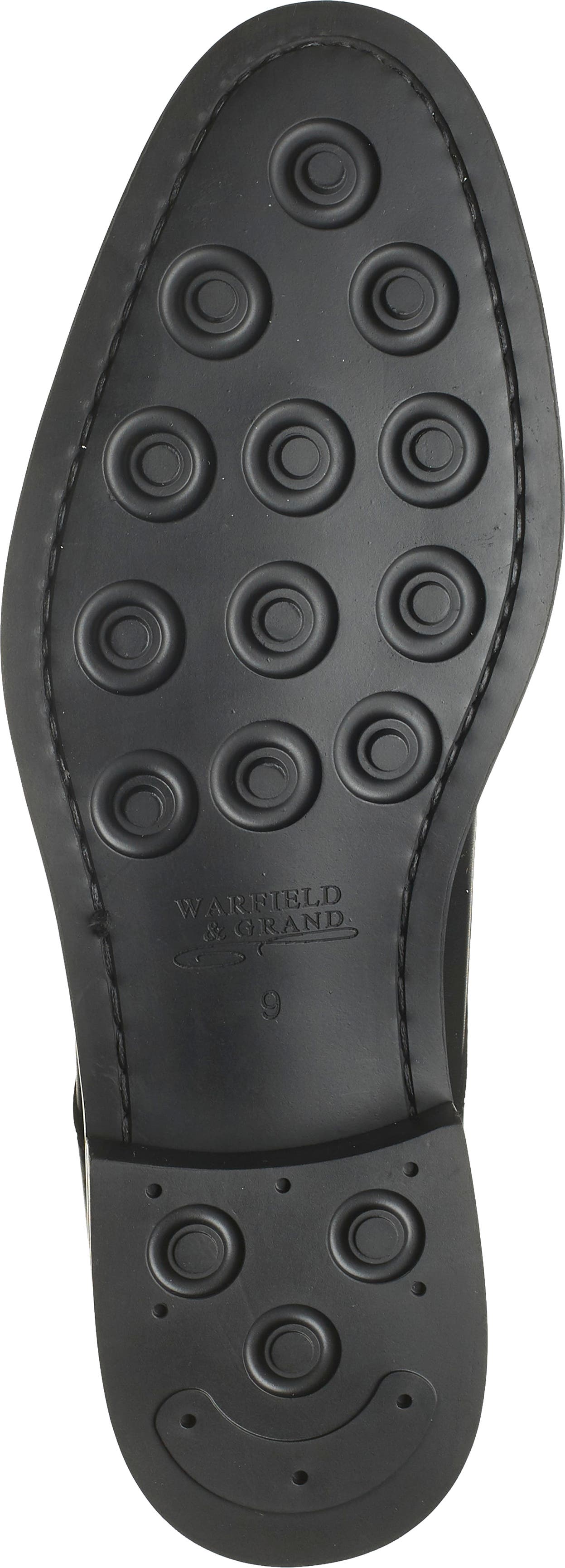 Warfield & Grand Haddock Apron Toe Derby, Alternate, color, BLACK