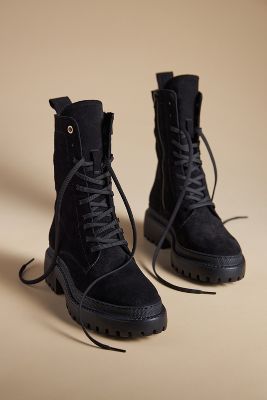 Pilcro Lace-Up Stompy Boots