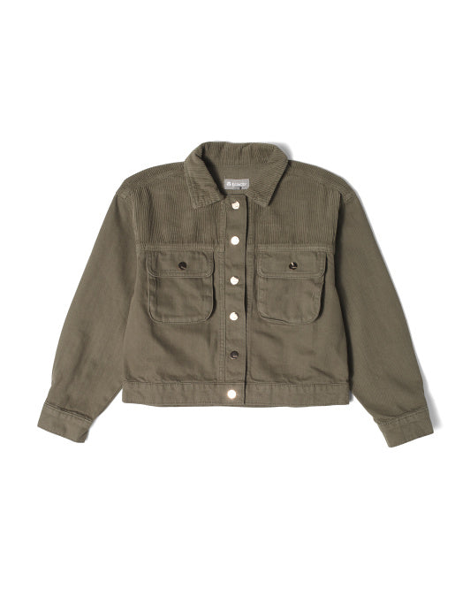 Big Girls Corduroy Trucker Jacket