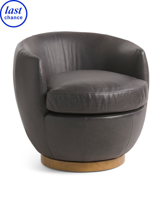 Leather Swivel Chair