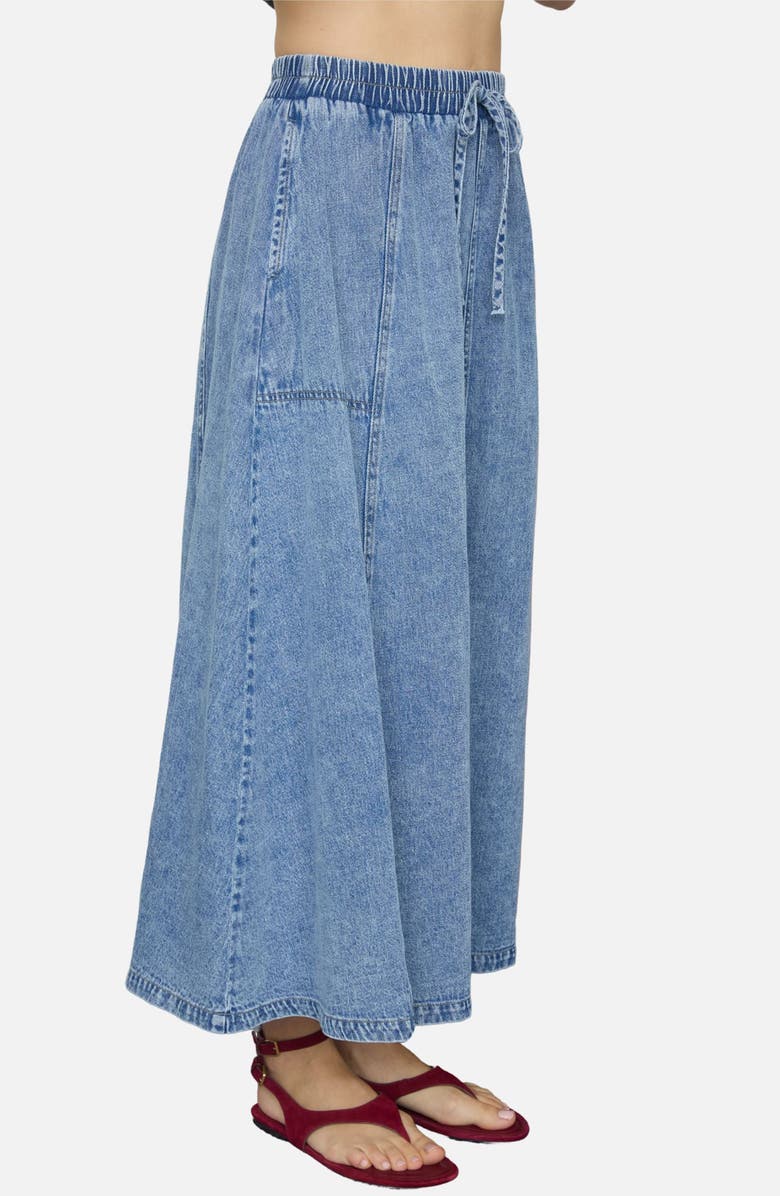 Blu Pepper Denim Maxi Skirt