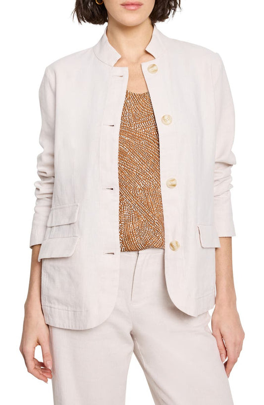 NIC+ZOE Ava Cotton & Linen Blazer