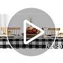 Hiasan Checkered Tablecloth Rectangle - Stain Resistant, Waterproof and Washable Table Cloth Gingham for Outdoor Picnic, Holiday Dinner, 60 x 102 Inch, Grey and White