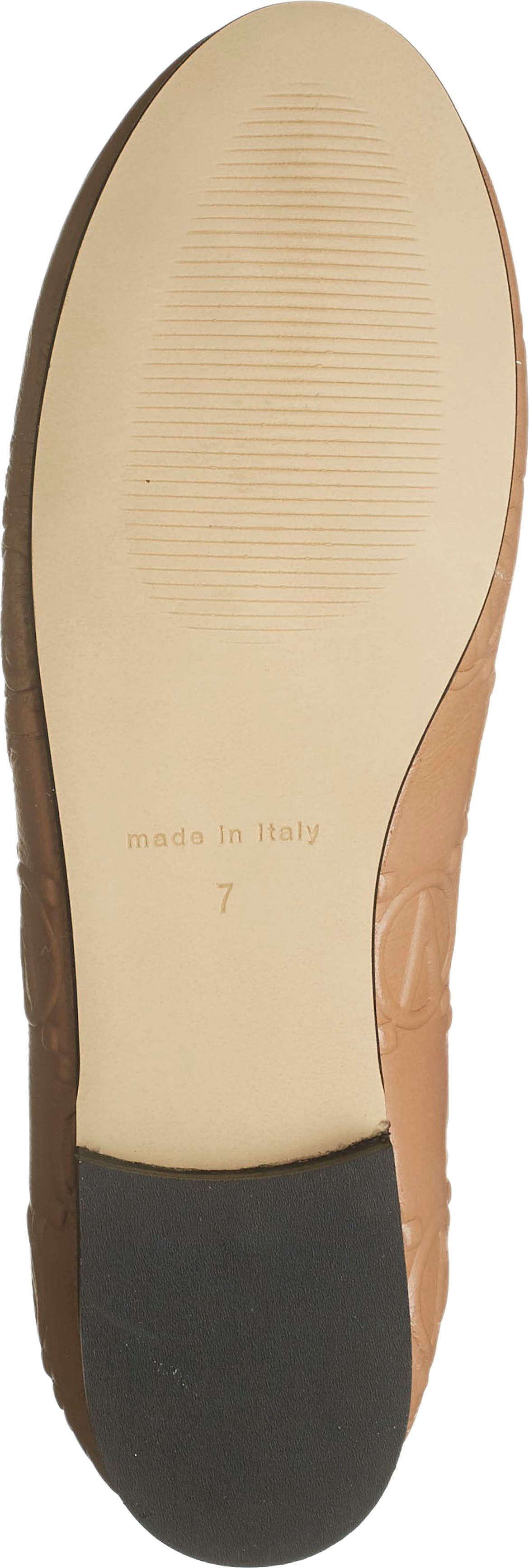 VALENTINO BY MARIO VALENTINO Calliope Logo Flat, Alternate, color, NOCCIOLA