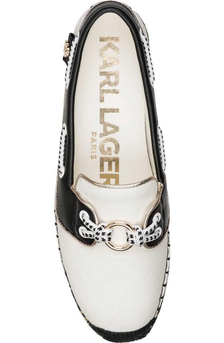 KARL LAGERFELD PARIS Miami Espadrille Boat Shoe (Women)