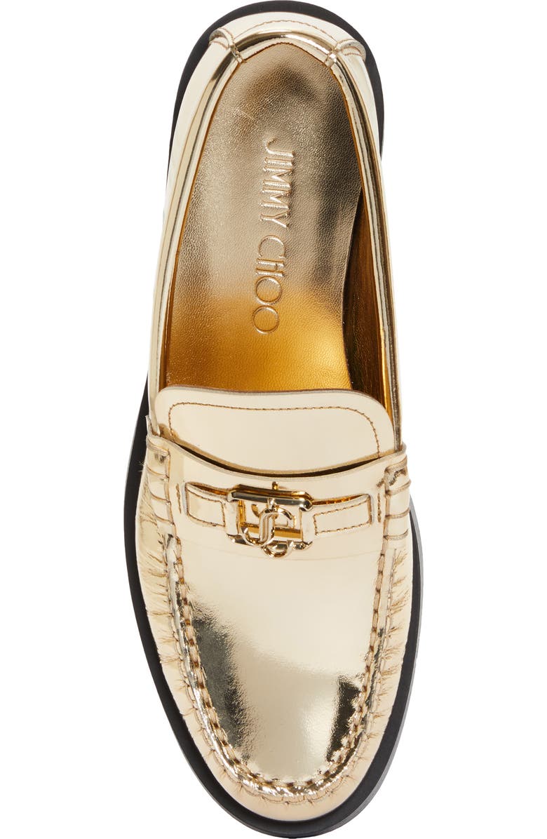 Jimmy Choo Addie Metallic Loafer (Women)