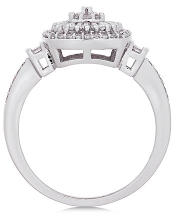 Macy's - Diamond Vintage-Inspired Ring (1/2 ct. t.w.)