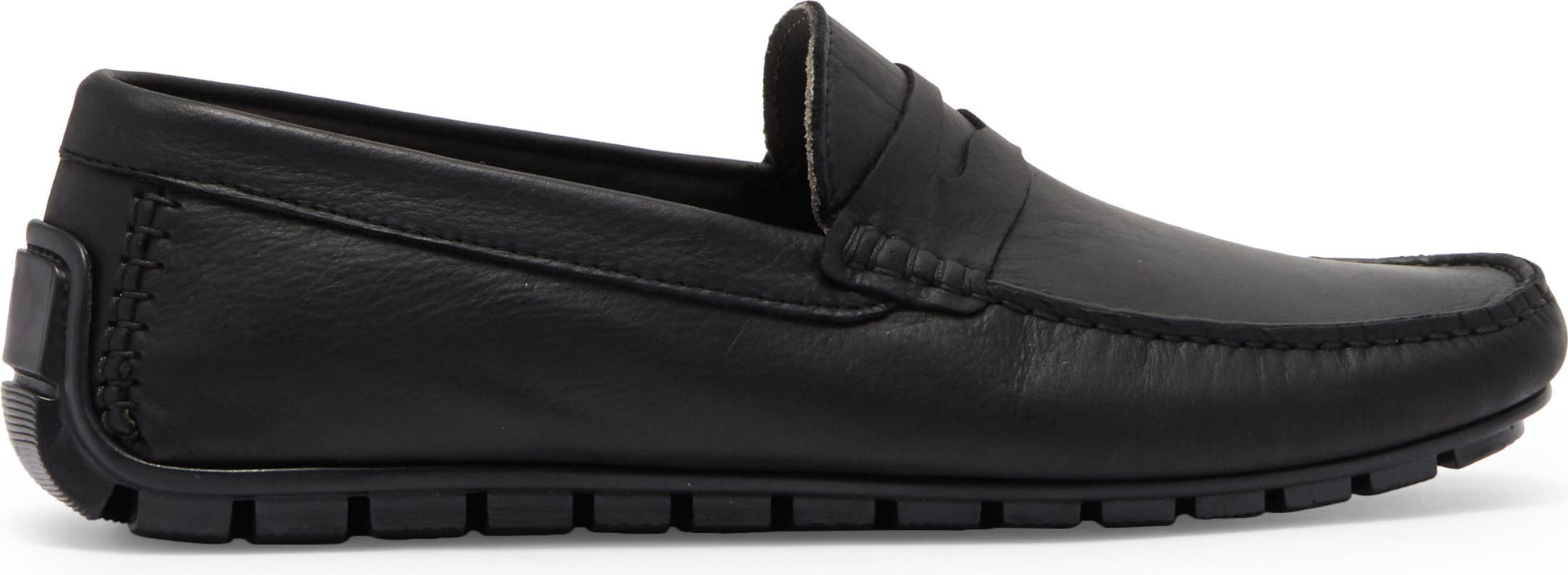 BRUNO MAGLI Xeno Penny Loafer, Alternate, color, BLACK LEATHER