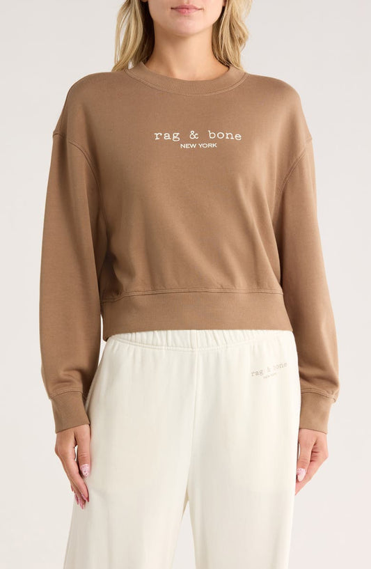 rag & bone Logo Terry Sweatshirt