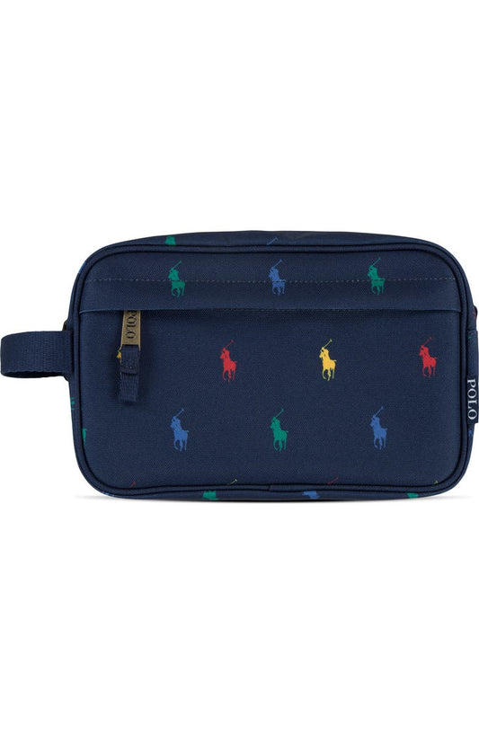 Ralph Lauren Kids' Pony Embroidered Dopp Kit
