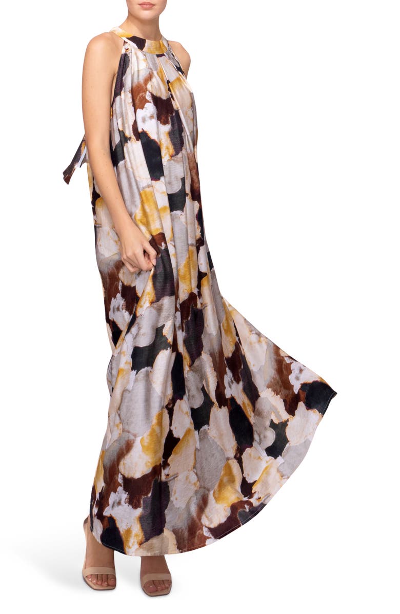 MELLODAY High Neck Maxi Dress