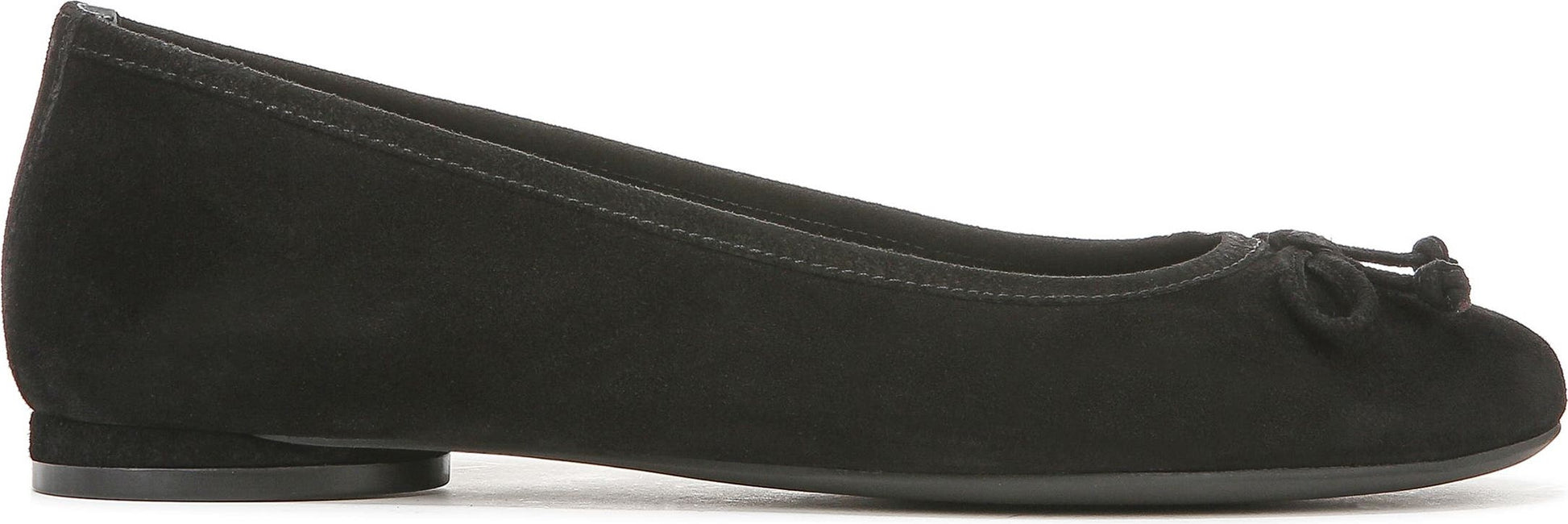 Vionic Callisto Suede Ballet Flat, Alternate, color, BLACK