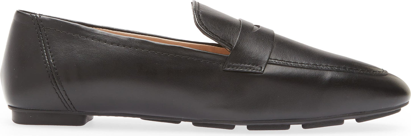 STUART WEITZMAN Jet Penny Loafer, Alternate, color, BLACK