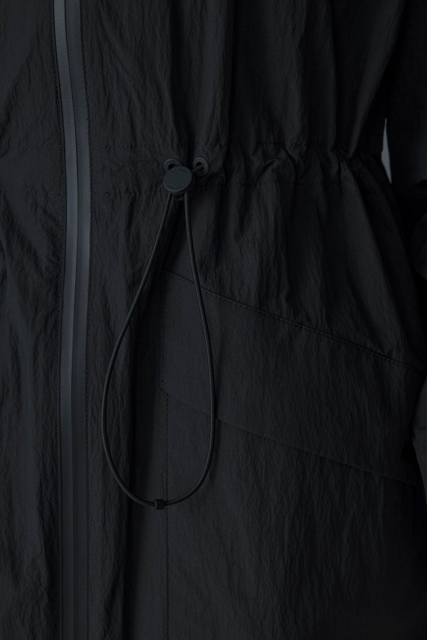 ALYSTER Packable Long rain Jacket