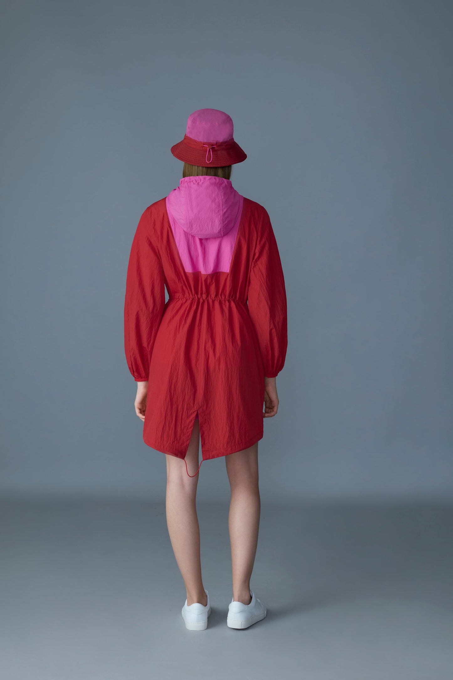 ALYSTER Packable Long rain Jacket