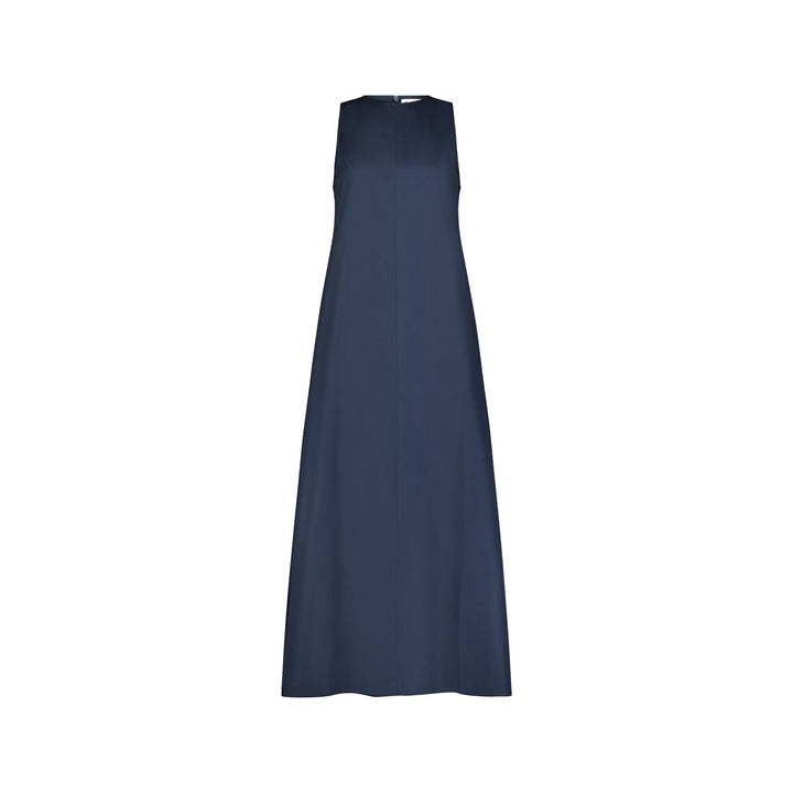 Sleeveless Poplin Maxi Dress