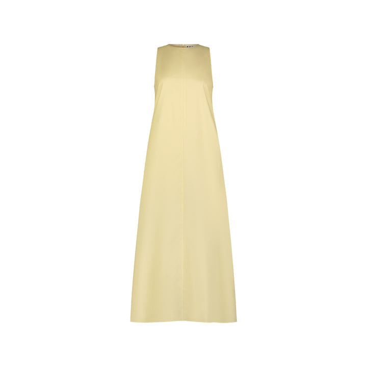Sleeveless Poplin Maxi Dress