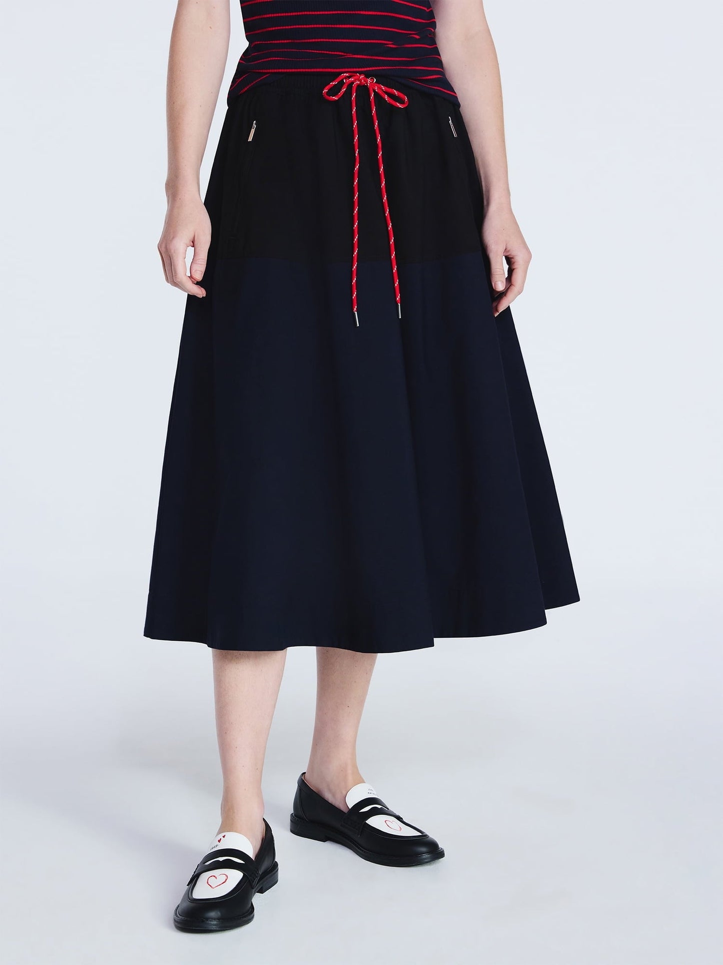 Walmart Free Assembly Women's Tech Midi Skirt, Sizes XS-XXL