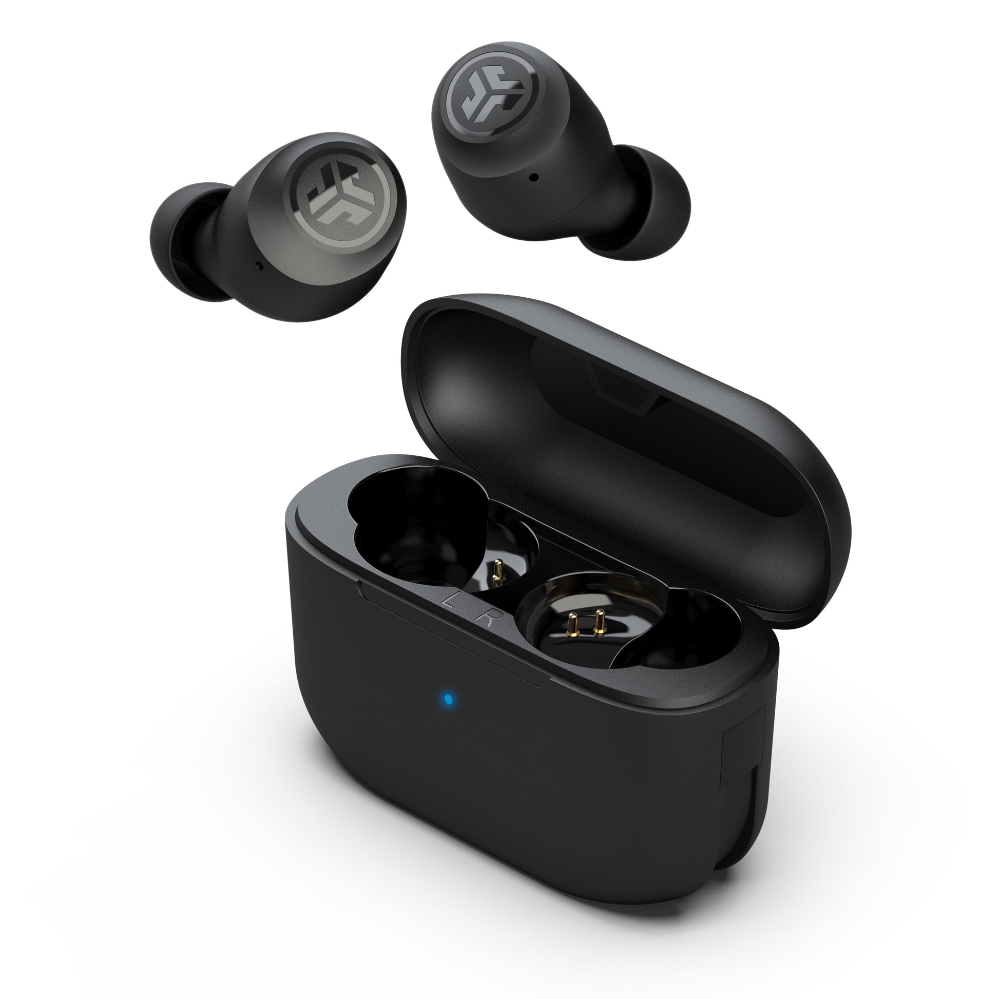 thumbnail image 1 of JLab Go Air Pop True Wireless Earbuds w/ Charging Case, Black, 1 of 7