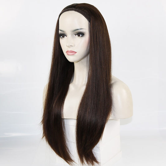 Jewish Wig Kosher Wigs Bandfall Wigs and Hatfall Peluca Unprocessed European Virgin Human Hair Natural Color Straight Sheitel