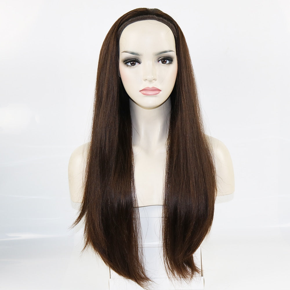 Jewish Wig Kosher Wigs Bandfall Wigs and Hatfall Peluca Unprocessed European Virgin Human Hair Natural Color Straight Sheitel